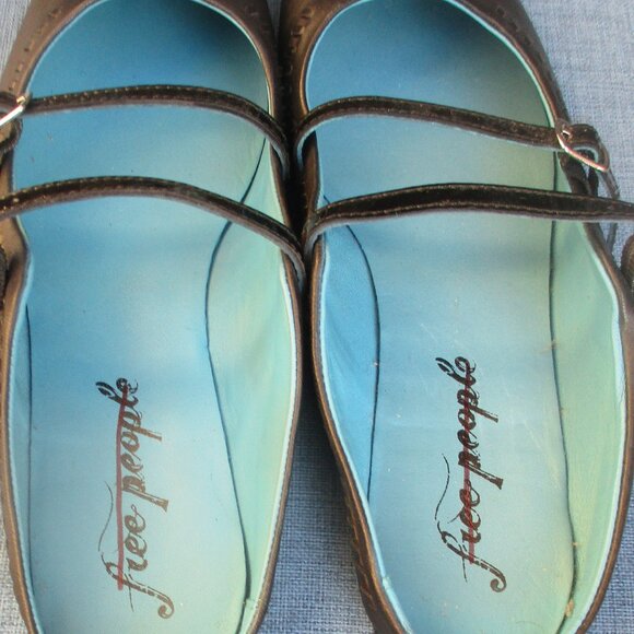 NWOT Free People Diana Double Strap Flats ~ 39 ~ 9 - Picture 5 of 8
